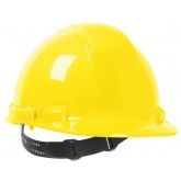Whistler Cap Style Hard Hat with HDPE Shell with 4-Point Textile Suspension and Pin-Lock Adjustment - Yellow